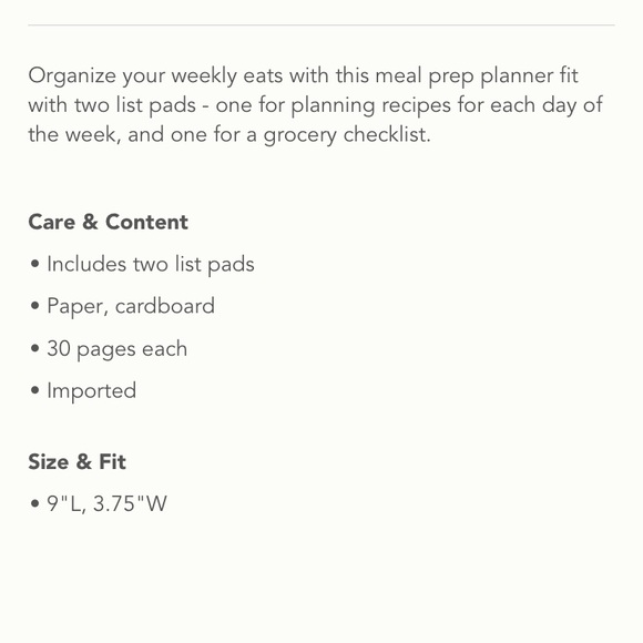 Weakly Eats Notepad - Picture 2 of 4